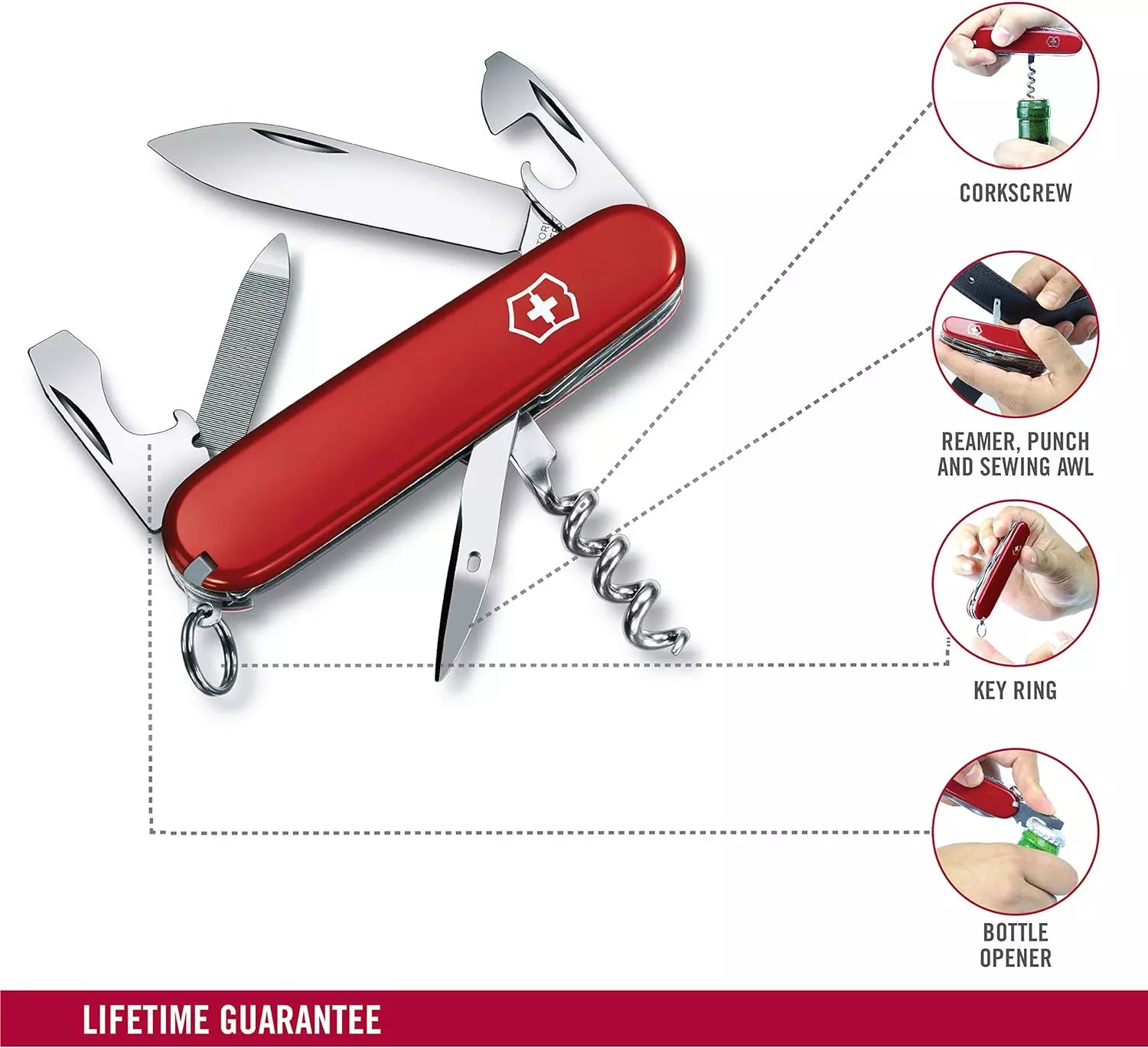 Victorinox Sportsman | Swiss Army Knife 13-in-1