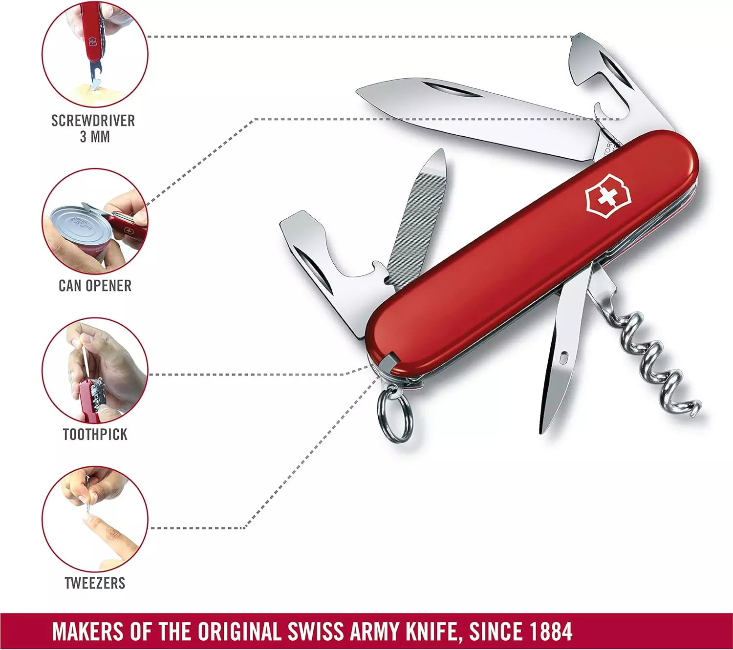 Victorinox Sportsman | Swiss Army Knife 13-in-1