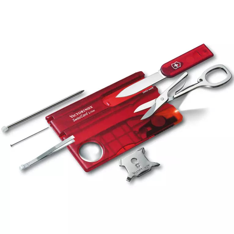 Victorinox Swiss Card Lite | Swiss Army Knife & LED Card 13-in-1