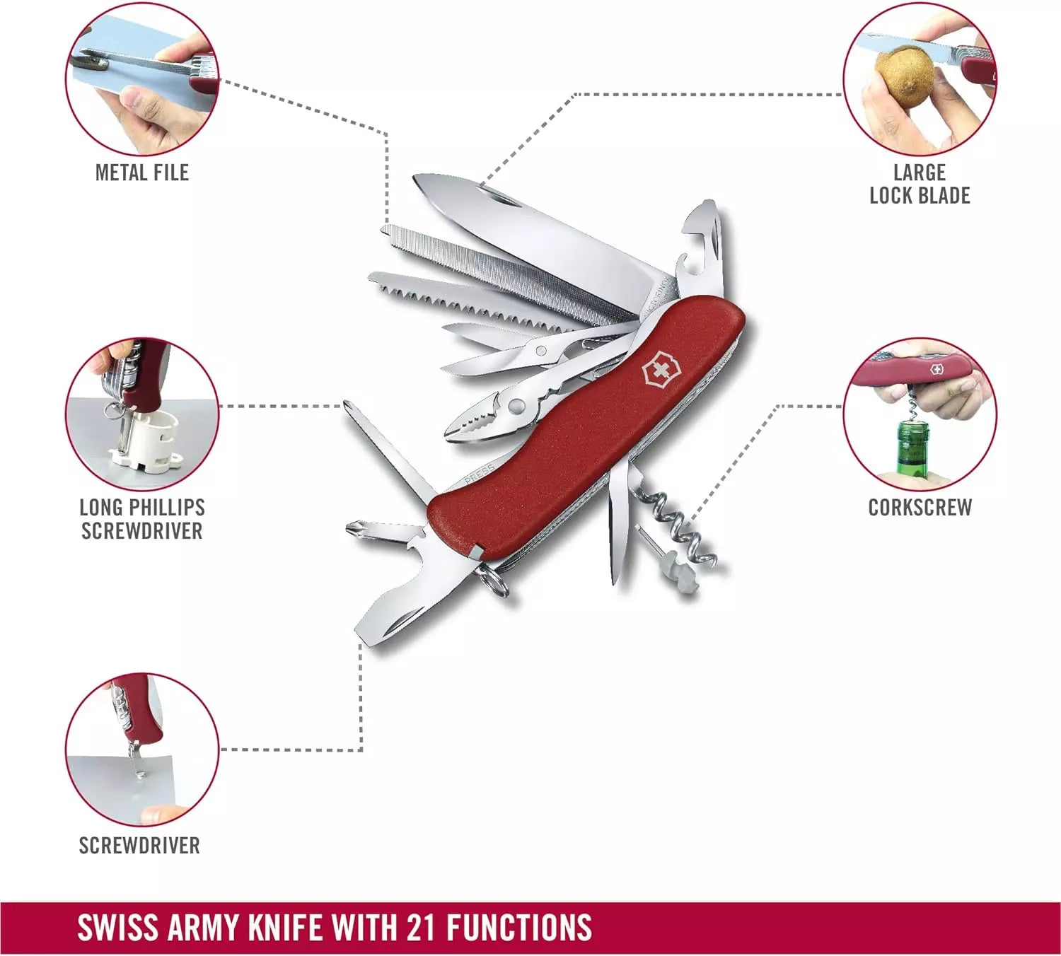 Victorinox Work Champ | Swiss Army Knife 21-in-1