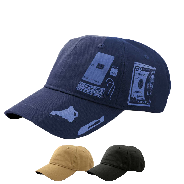 Wazoo Cache Cap | Tactical Hat with Hidden Pockets