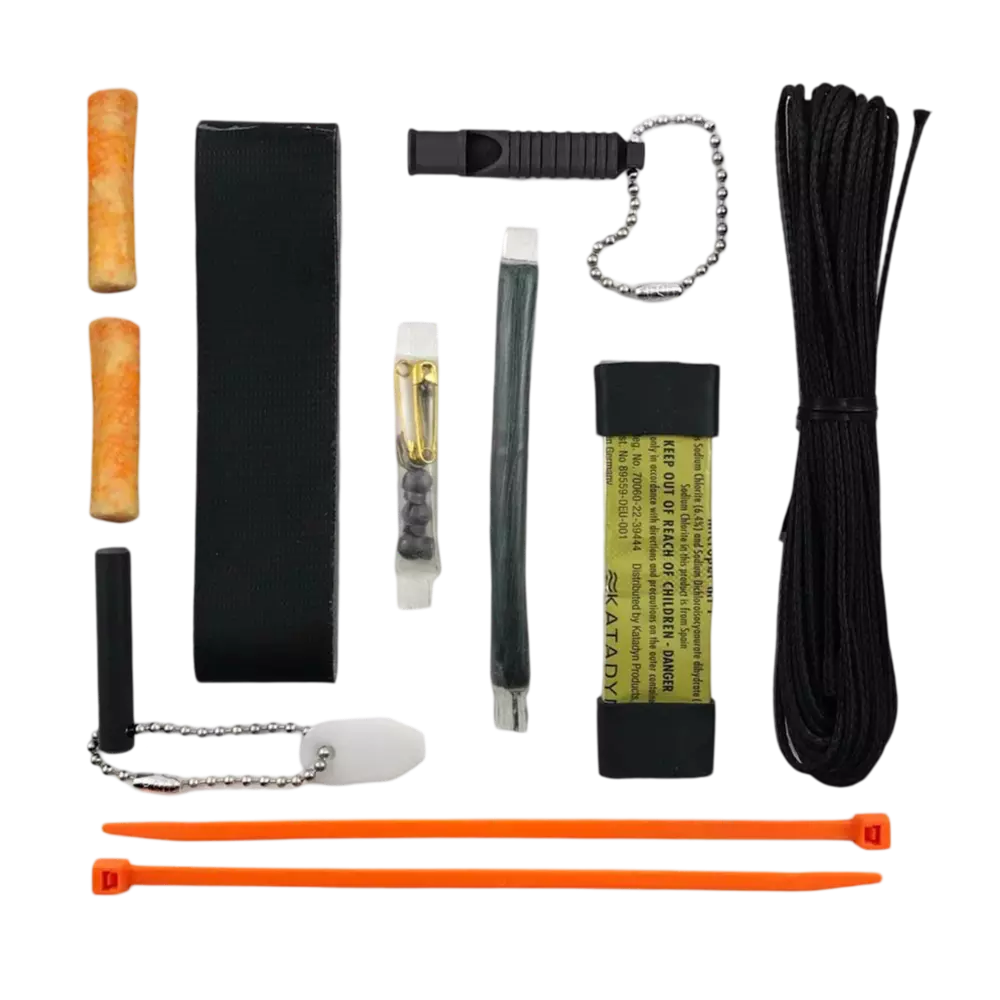 Wazoo Gear Essentials Kit | 15pc Survival & Gear Pack