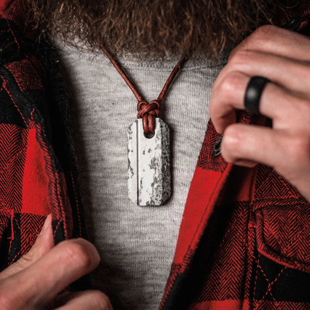 Wazoo Viking Whetstone | Wearable Sharpening Stone for EDC & Survival