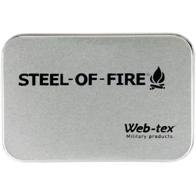 Web-Tex Steel-of-Fire Starter Kit | Compact Survival Fire-Starting Set