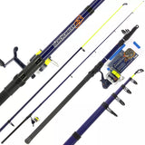 Angling Pursuits Telescopic Beachcaster Fishing Rod Combo