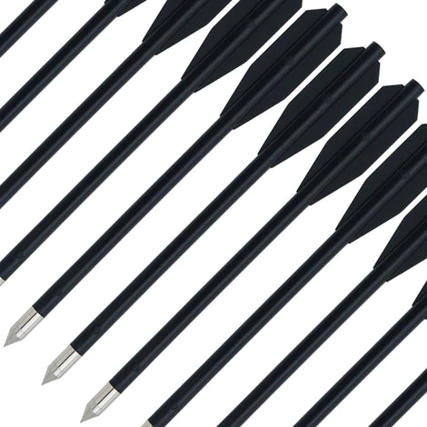 Anglo Arms 6.5" black plastic pistol crossbow bolts