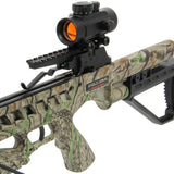 Anglo Arms Panther 175lb camo recurve crossbow red dot sight