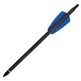 EK Archery 7.5" RX Adder carbon crossbow bolt with blue vanes