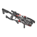 EK Archery Siege 300 150lb black compound crossbow view from above